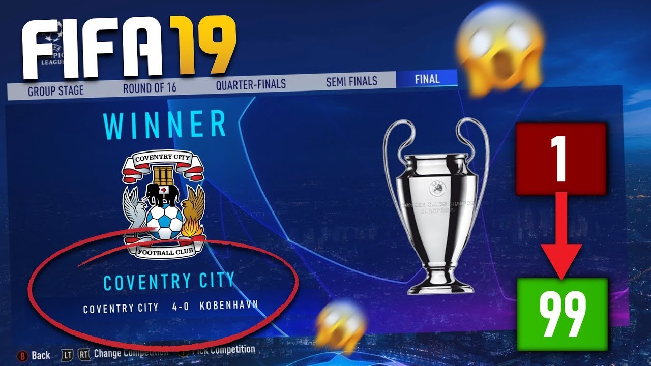 WHAT IF EVERY PLAYER WAS 1 OVR BUT HAD 99 POTENTIAL ON FIFA 19?