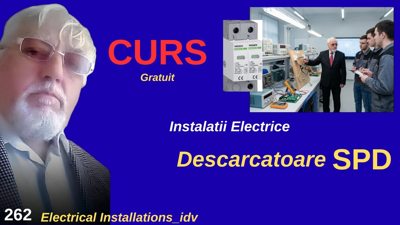 226. Descarcatoarele  SPD (tipuri,importanta,,utilizare,montaj)  Curs (gratuit) Instalatii electrice