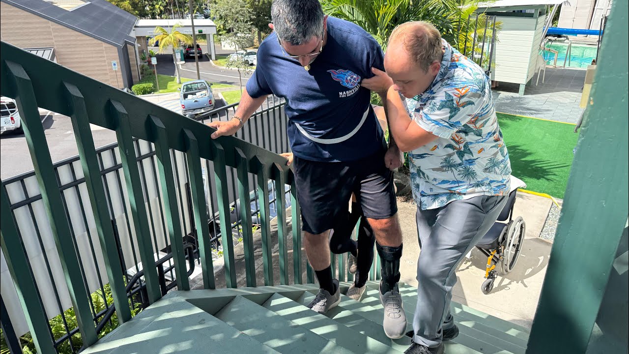 Working the Stairs in Physical Therapy