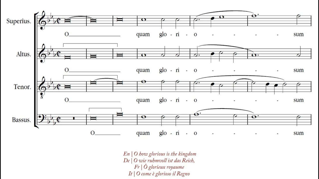 Tom&aacute;s Luis de Victoria | O quam gloriosum [&aacute; 4; The Monteverdi Choir]