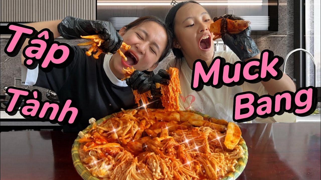 NAP | Mukbang Nấm Sốt Cay Hàn Quốc
