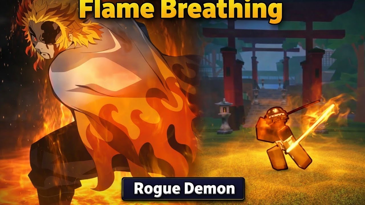 Flame Breathing vs Teamers – Rogue Demon