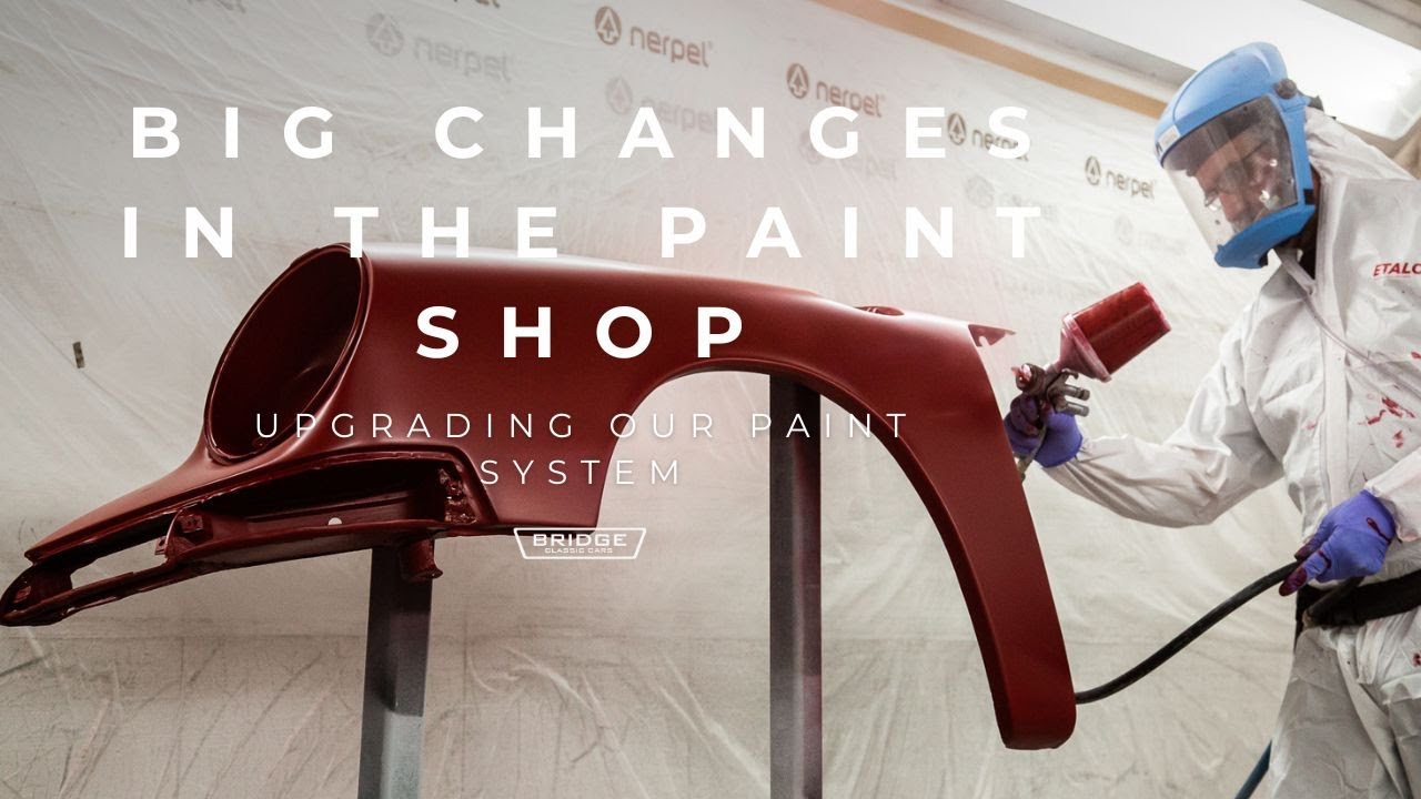 There's big changes in the Bridge Classic Cars paint shop!