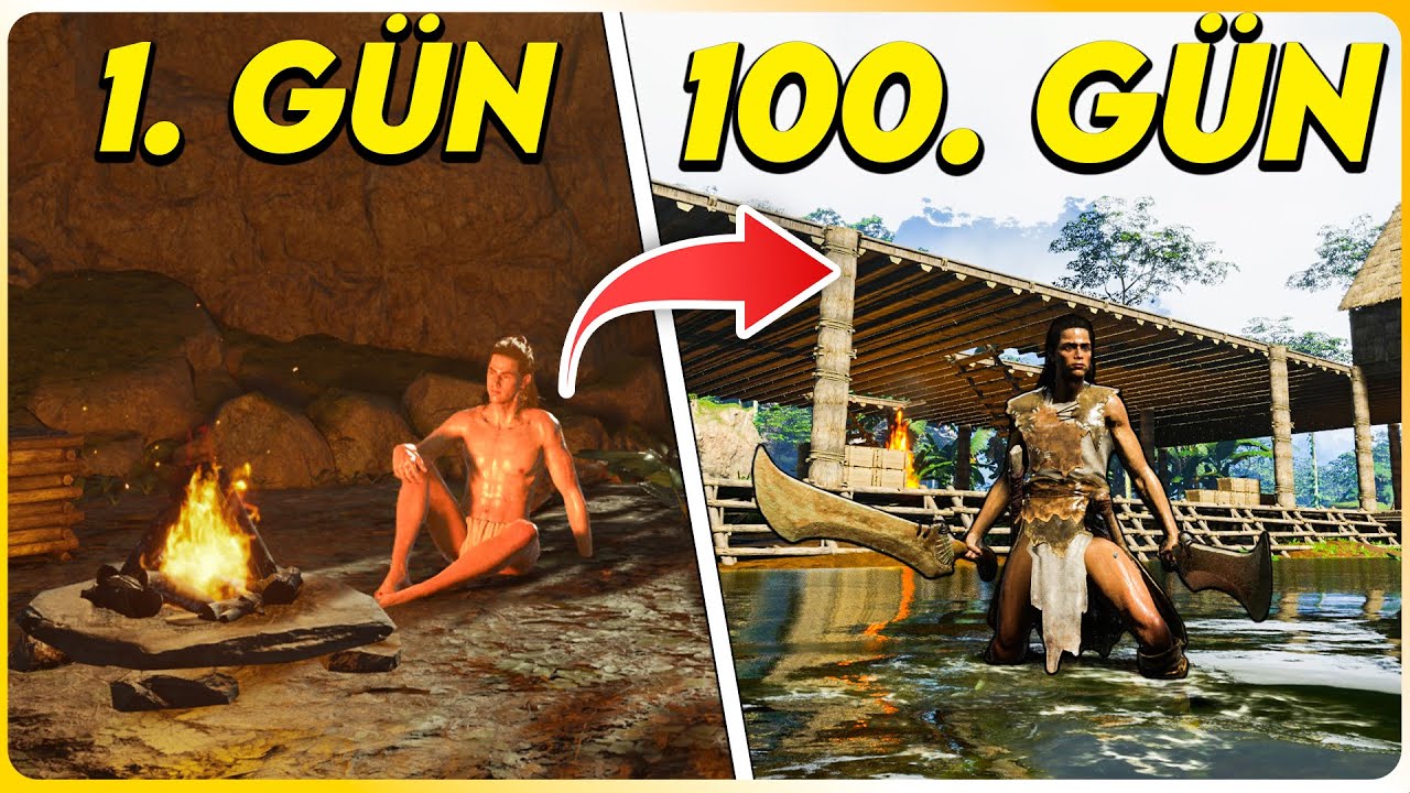 AMAZON ORMANLARINDA 100 GÜN HAYATTA KALMAK | Soulmask Türkçe 2K Ultra Graphics - 1. Bölüm