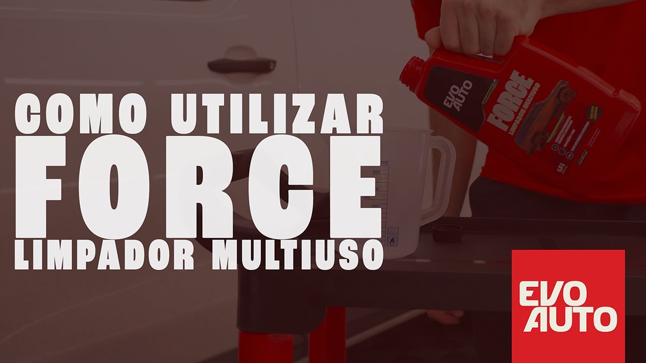 Como utilizar Force Limpador Multiuso
