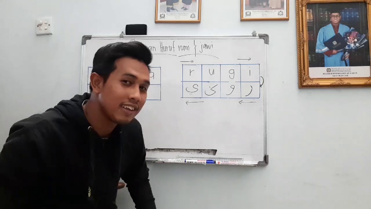 Cara mudah menjawikan perkataan rumi kepada jawi (2 suku kata)
