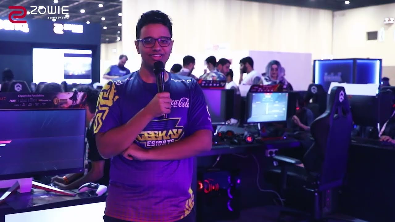 Valorant Pro Player from @geekayesports Shalaby Reviews ZOWIE XL2566K 360Hz Esports Monitor