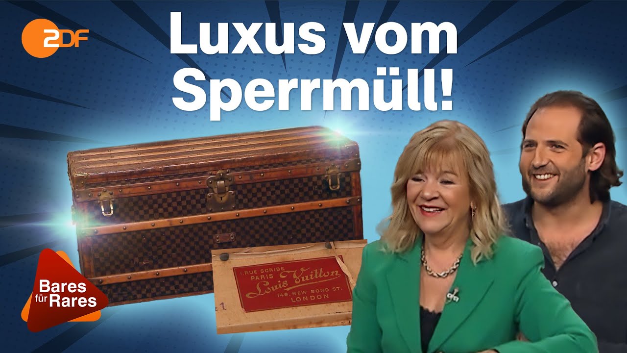 Reisekoffer von Louis Vuitton: Glücksfund von der Straße bringt Tausende | Bares für Rares
