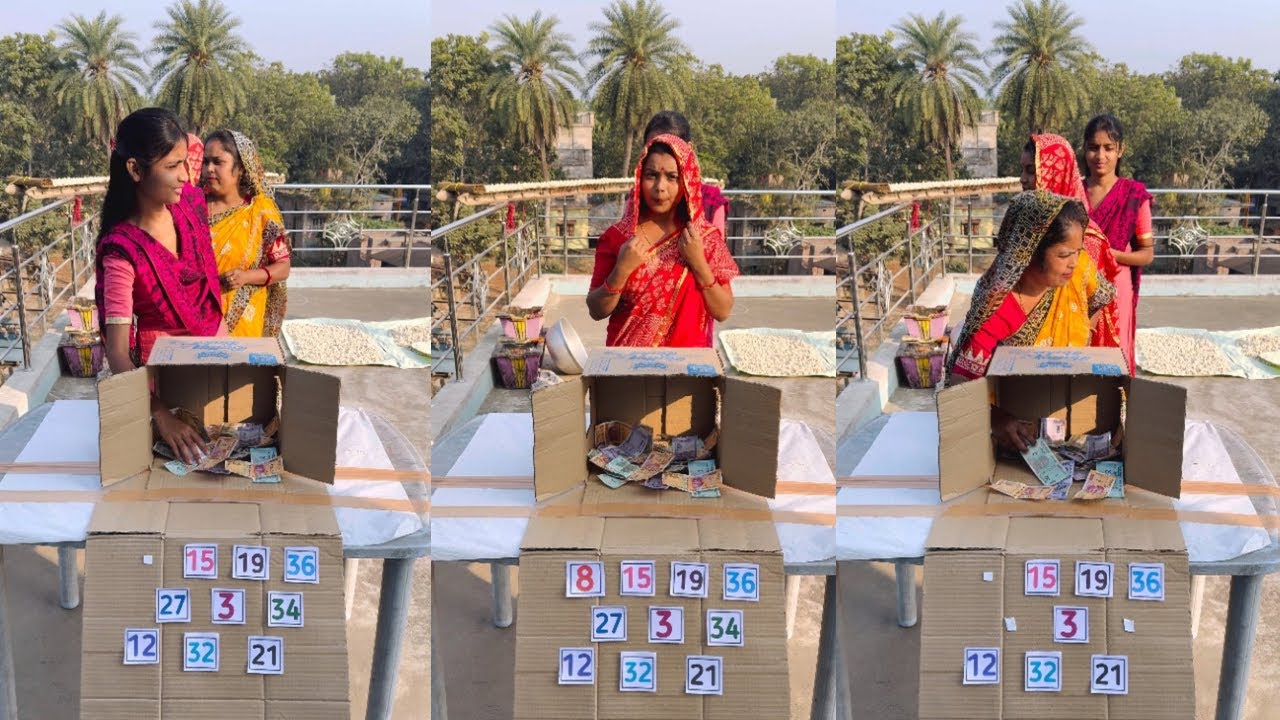 সঠিক সংখ্যা বলে বক্সে হাত ঢুকিয়ে উপহার জিতে নাও || Say the correct number and win a gift