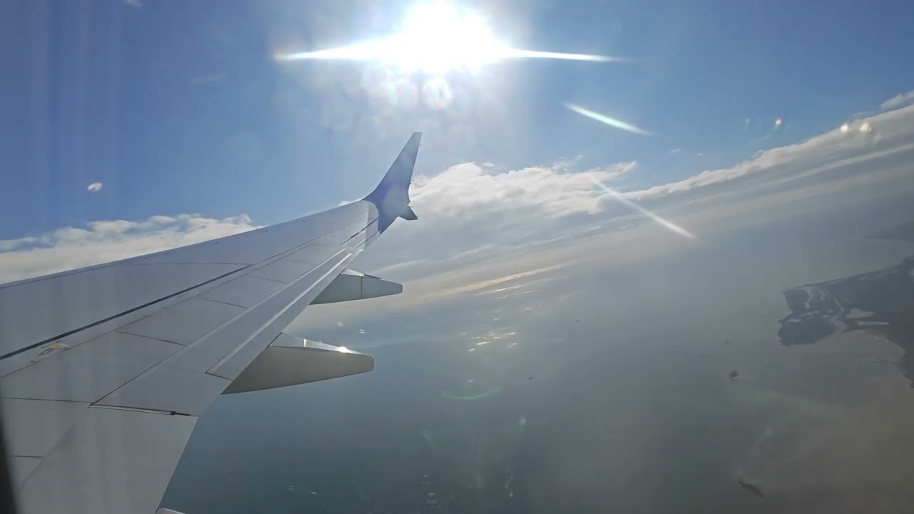 Takeoff from Nassau, Bahamas 
