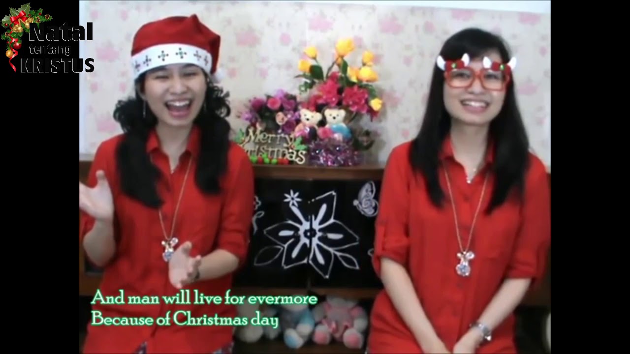 Jenifer Veronica, menyanyikan lagu natal berbahasa Mandarin, Indonesia dan Inggris