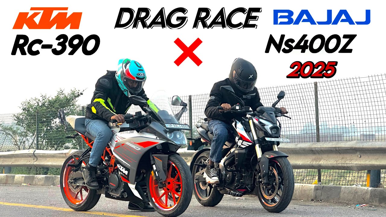 Ns400z vs Rc390 DRAG RACE TOP SPEED VIDEO Ns400z 180+ 