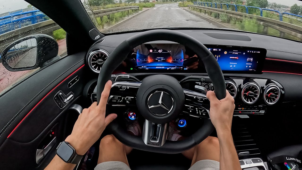 2024 Mercedes-AMG CLA 45 S | 421 HP | 0-100 | POV TEST DRIVE 🚀