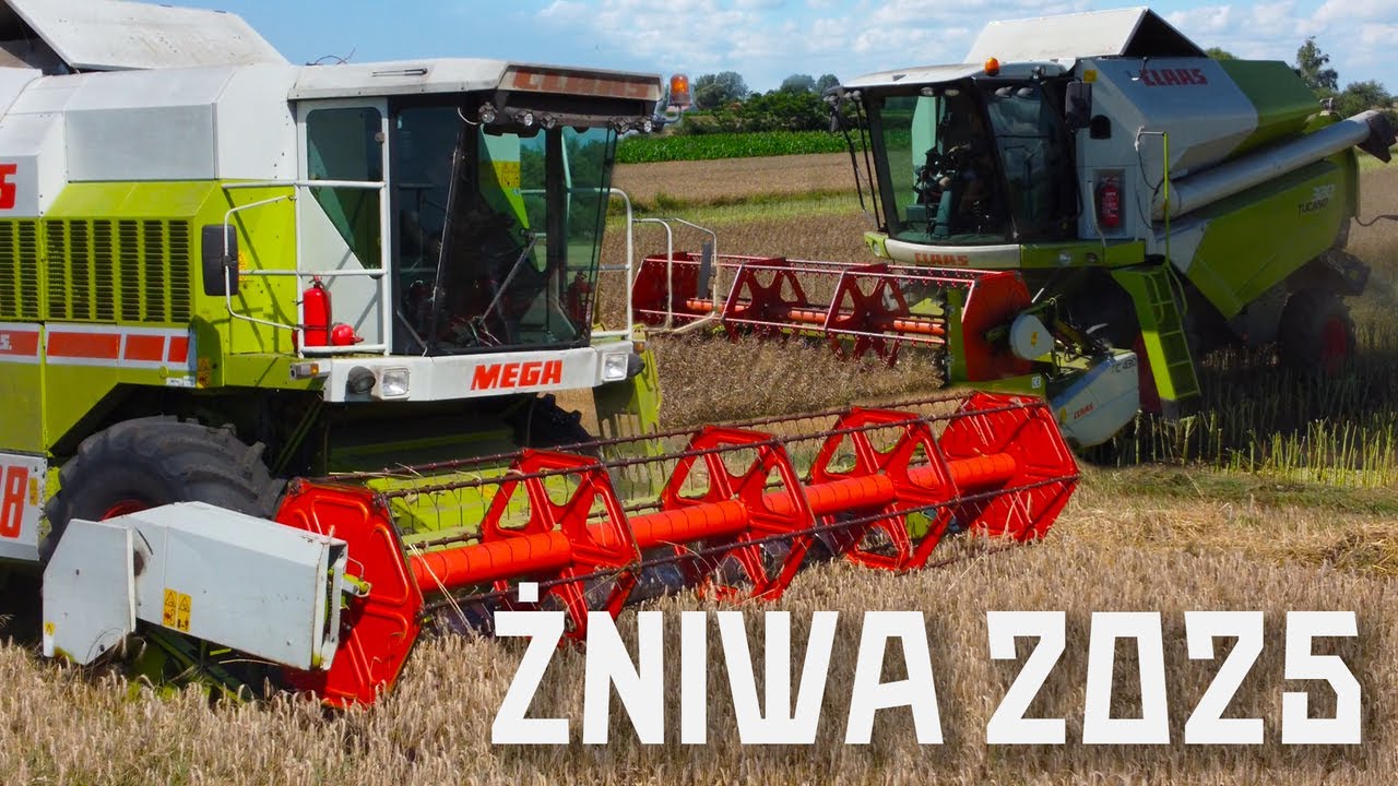 ŻNIWA 2025 NA KUJAWACH☆2xCLAAS W AKCJI☆TUCANO 320 & MEGA 208