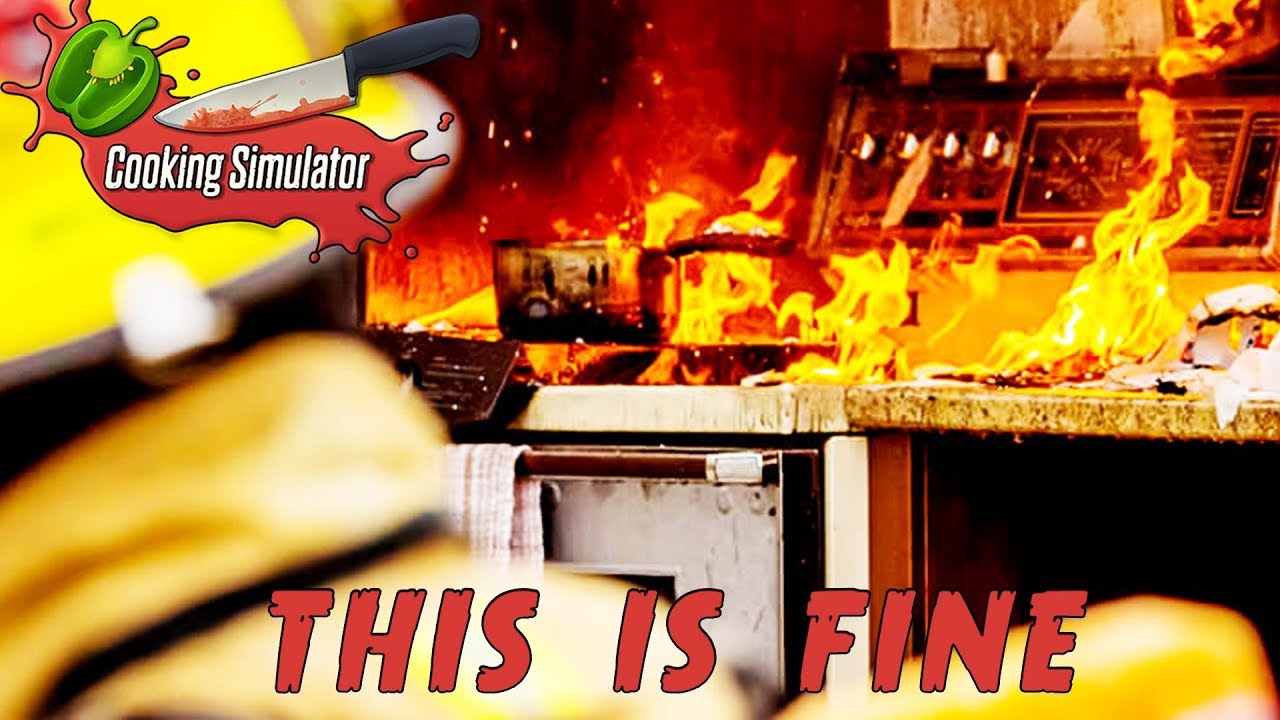 Cooking Simulator - Setting The Kitchen On Fire