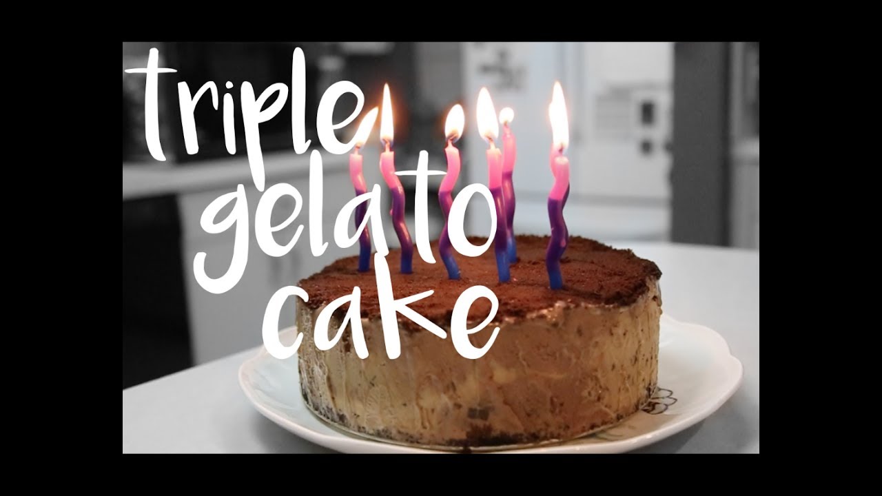 Triple Gelato Cake