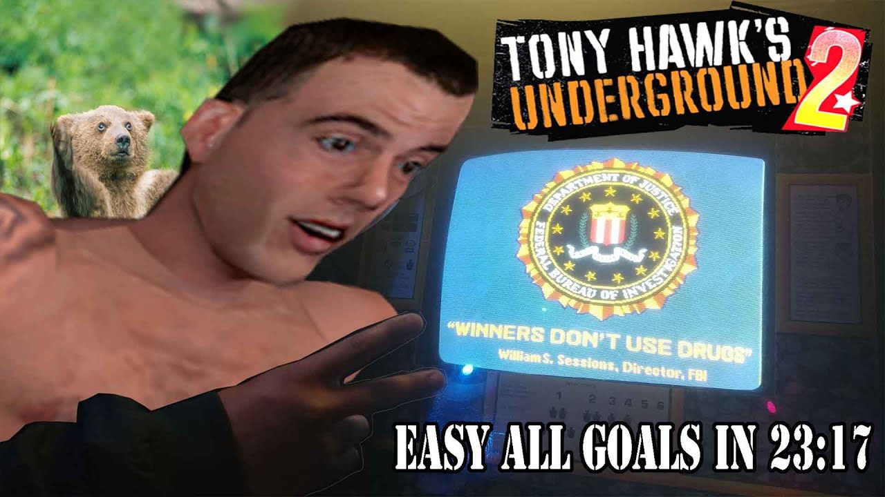 THUG2 Easy All Goals Speedrun in 23:17 (WR 8/14/23)