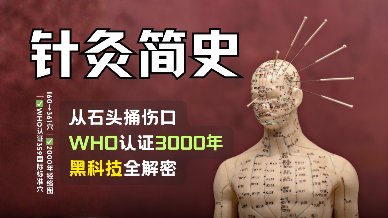 揭秘针灸千年历史：身体的神秘地图与古老疗愈智慧 | 从上古到民国的硬核鍼灸历史 Unveiling the Millennial History of Acupuncture