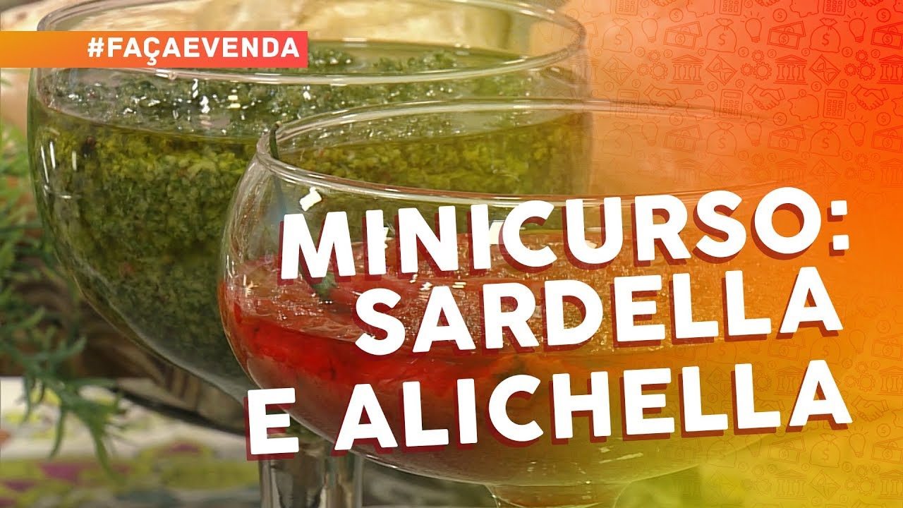 Minicurso de pastas e antepastos: sardella e alichella
