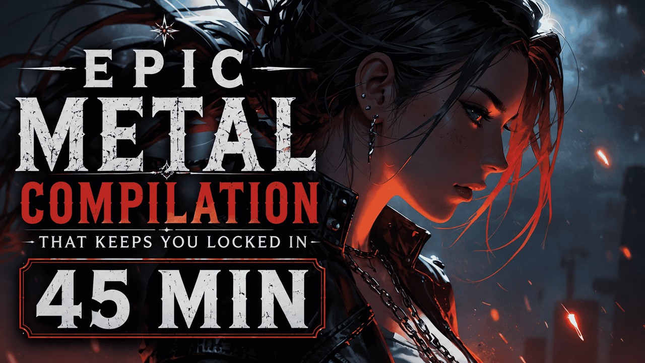45 Minutes of Epic Relentless Instrumental Metal ⚔️ Royalty-Free