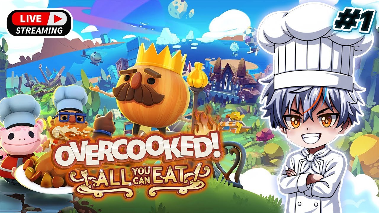 🔴Live l Overcooked l พ่อครัวตัวป่วน & แม่ครัวตัวบื้อ #1