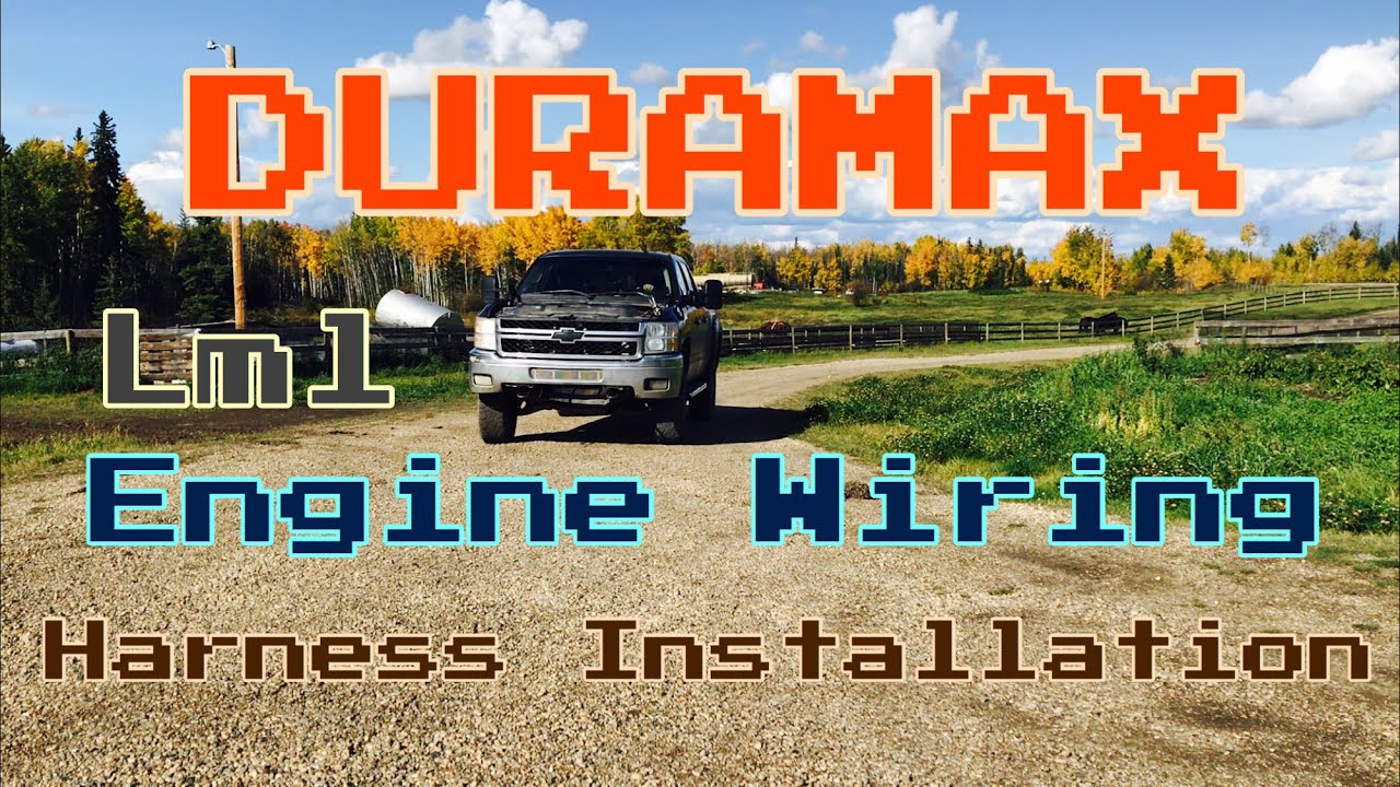 Установка жгута проводов двигателя LML Duramax