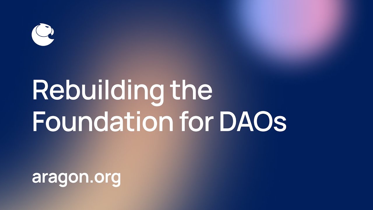 Rebuilding the Foundation for DAOs