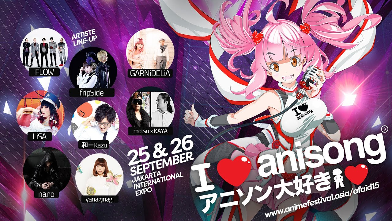 AFAID 2015 - I Love Anisong Line-Up Announcement