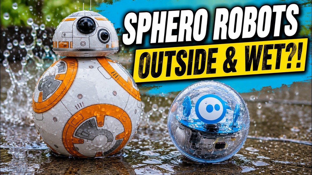 Sphero Robot Outside and Wet!!