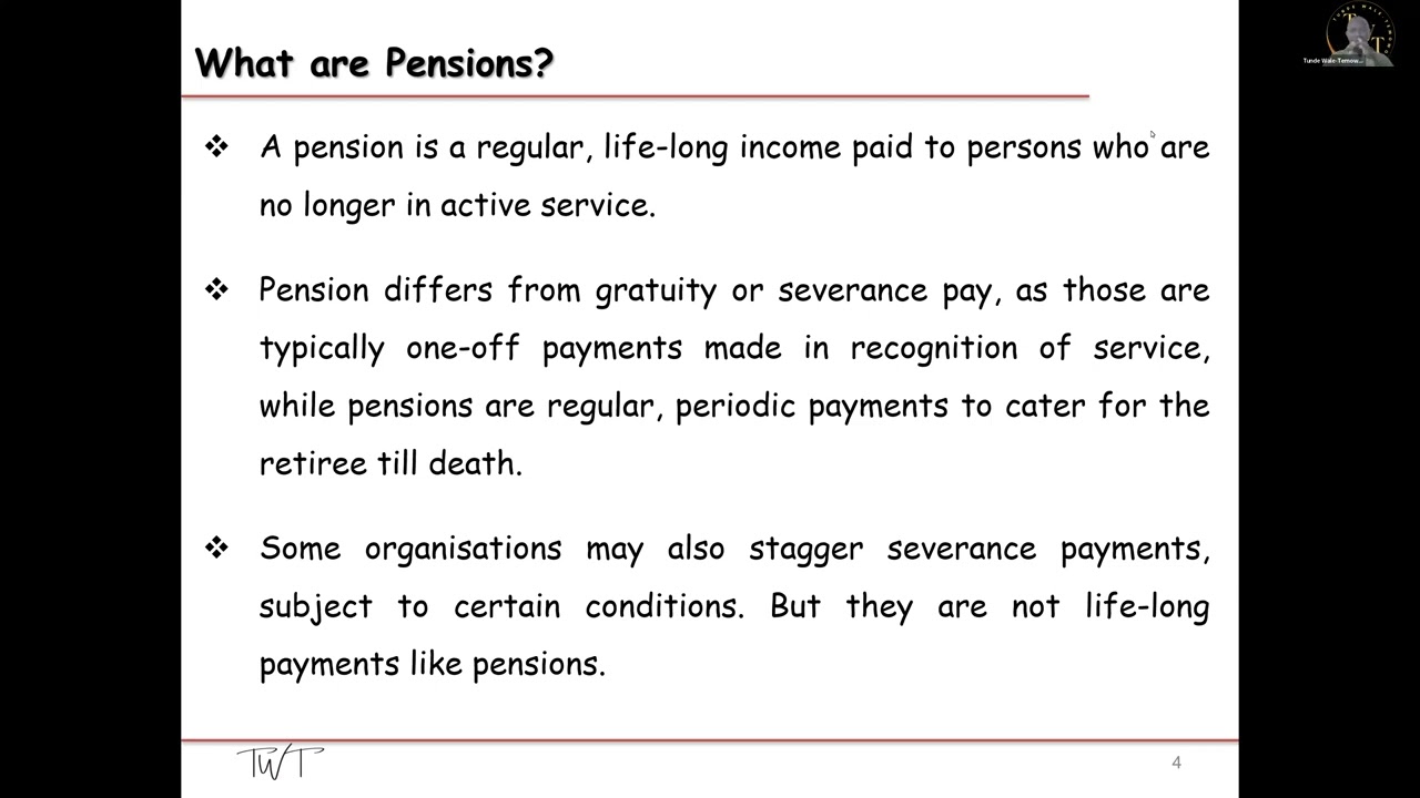 Retirement Fund Management in Nigeria The Realities, Regulations, Choices, and Prospects