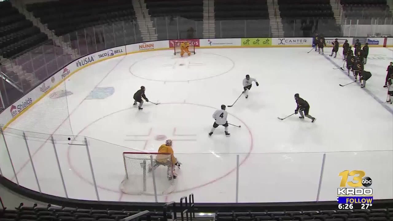 The Colorado College hockey team and their Covid-19 concerns