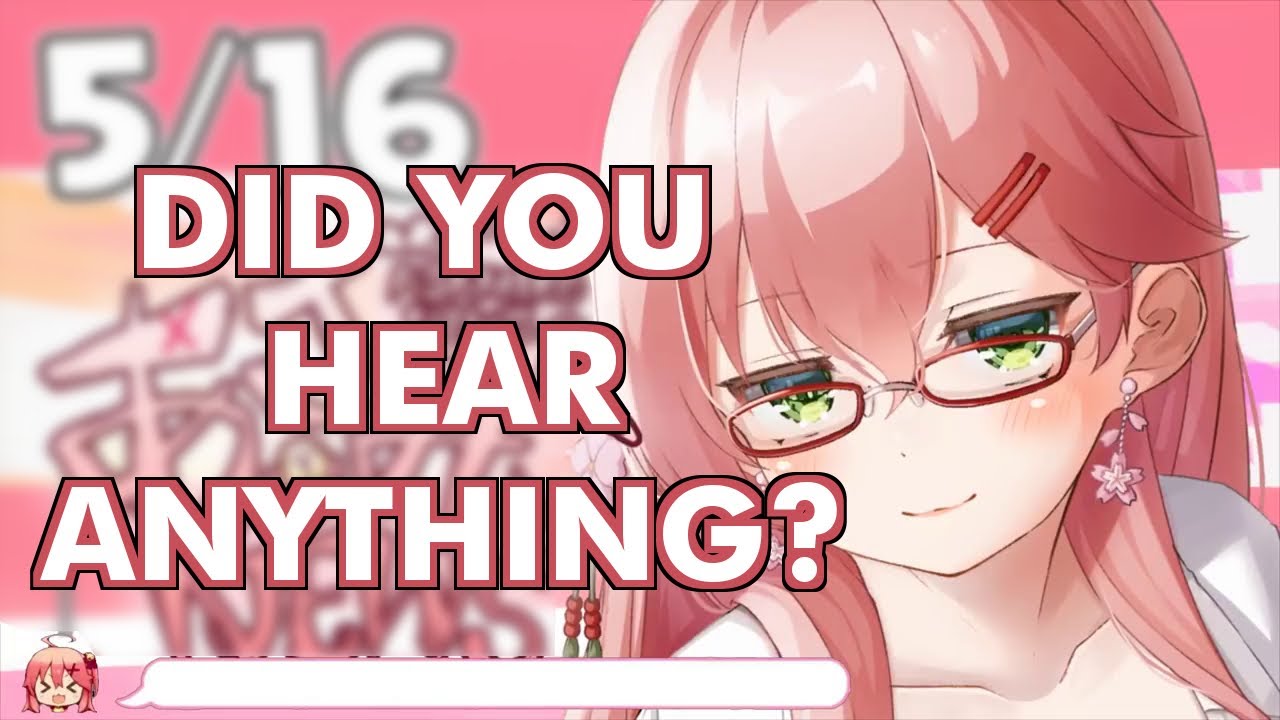 Sakura Miko Forgets to Turn Off The Mic and The Sound Leaks After The Stream Ends