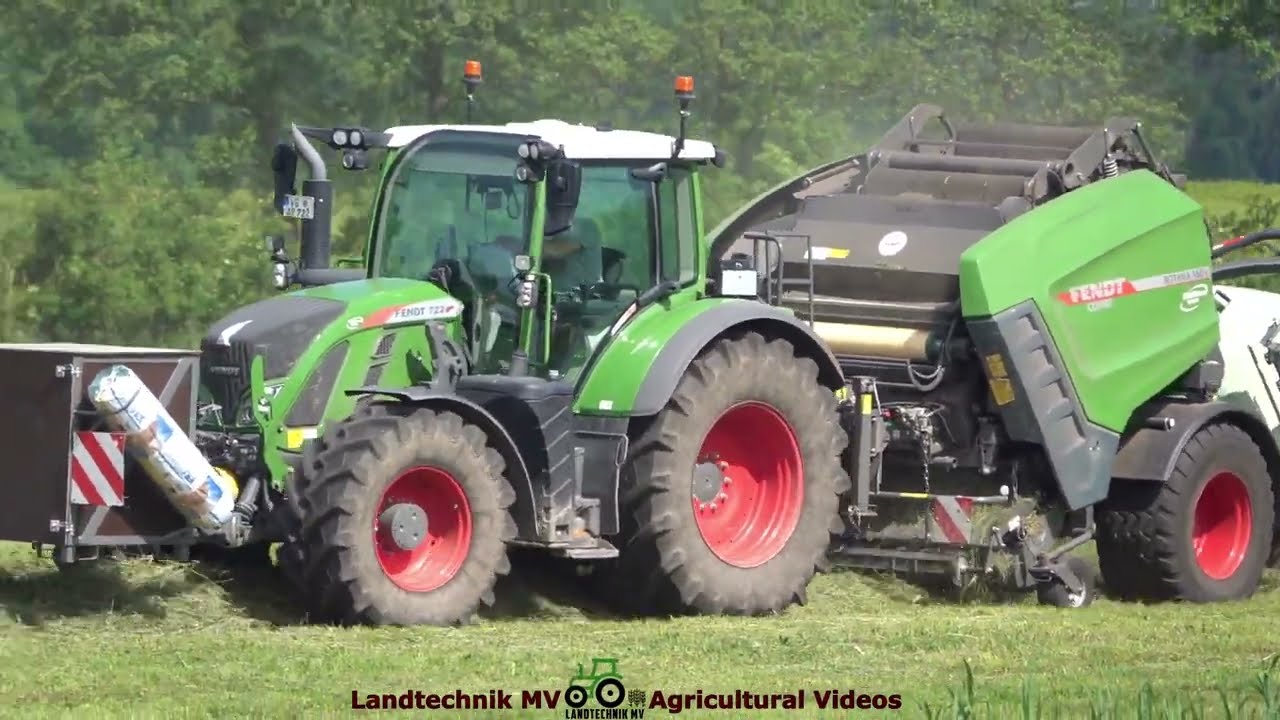 Fendt - Claas / Erster Schnitt Schwaden & Pressen - First Cut Windrows & Baling  TB