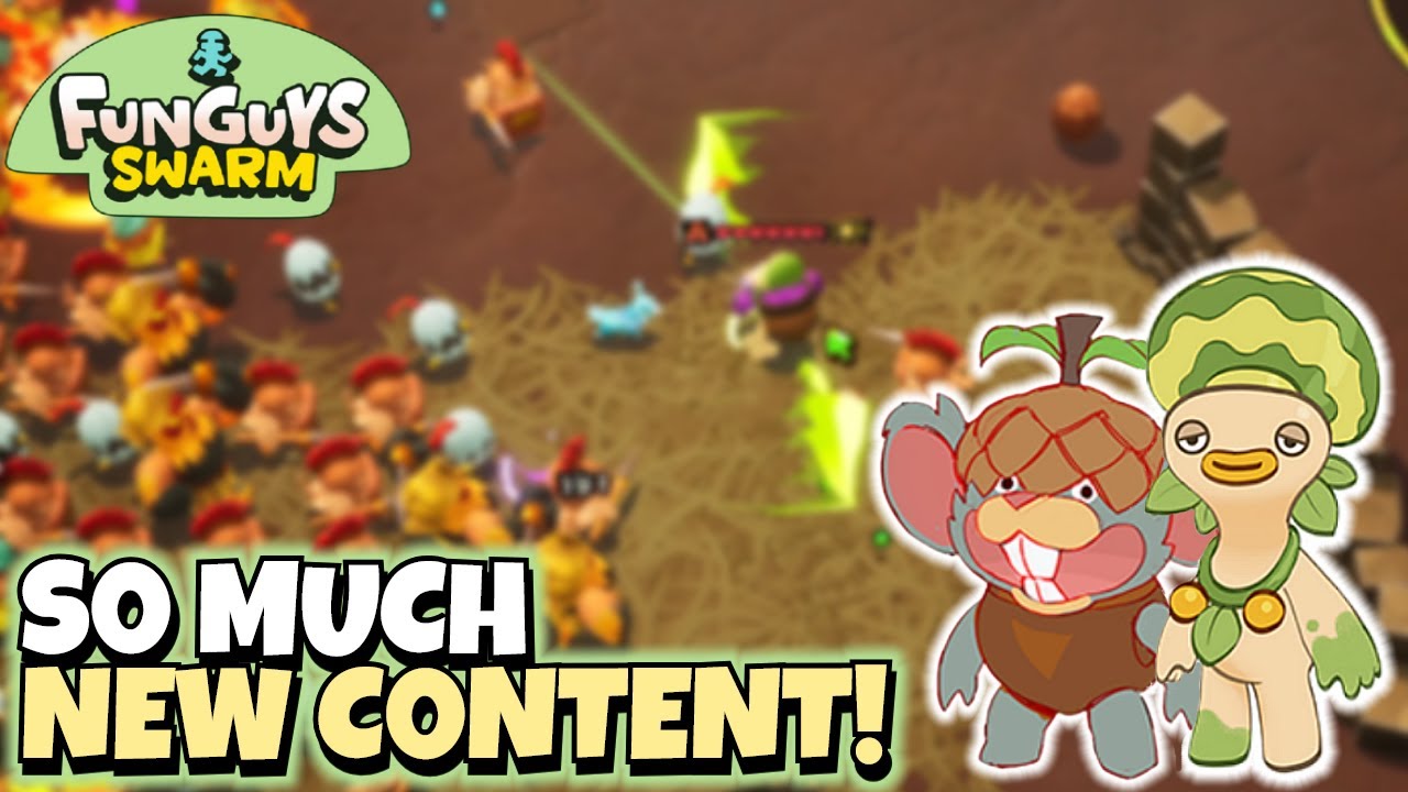 So Much New Content Added In This Brand New Update!! | Funguys Swarm