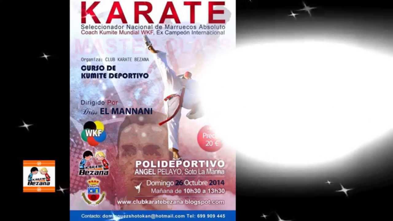 Video-presentaci&oacute;n Curso de Kumite Deportivo con Driss El Mannani