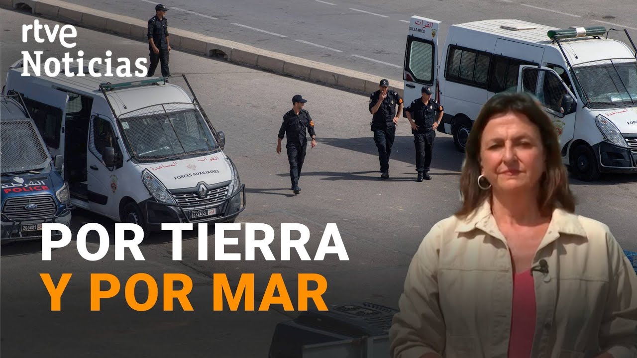 CEUTA: La POLICÍA MARROQUÍ impide la ENTRADA de otras 30 PERSONAS que querían LLEGAR a ESPAÑA | RTVE