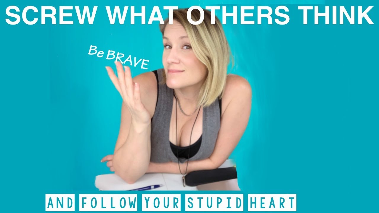 For Creatives: Get Uncomfortable. Express Yourself. Screw What Other People Think.