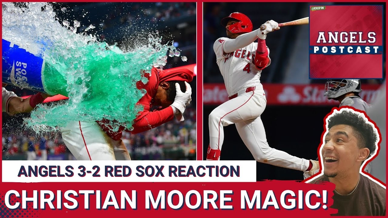 ANGELS POSTCAST: Christian Moore plays HERO with 2 HRs, walk-off HR in 10th for 3-2 win over Red Sox