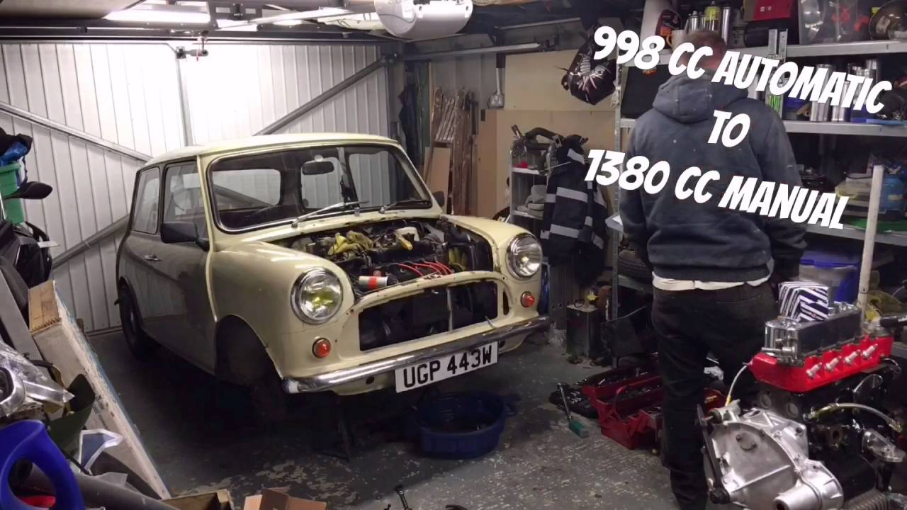 Classic Mini 998cc Automatic to 1380cc Manual conversion