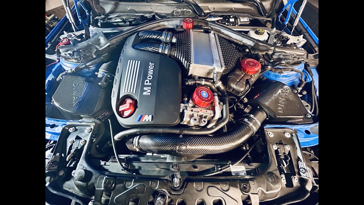 2015 BMW F80 M3 Dinan Cold Air Intake Install Time-lapse