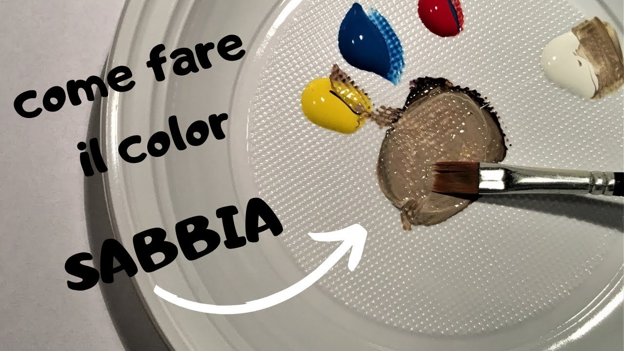 Come fare il color sabbia - Tutorial