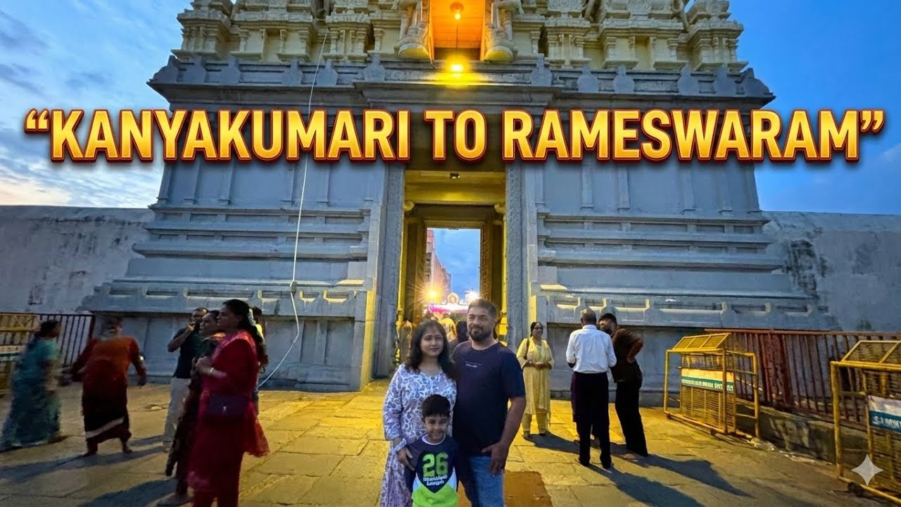 Kanyakumari to Rameswaram | Kanyakumari to Rameswaram & Dhanushkodi Road Trip | @BongrejiExplorer
