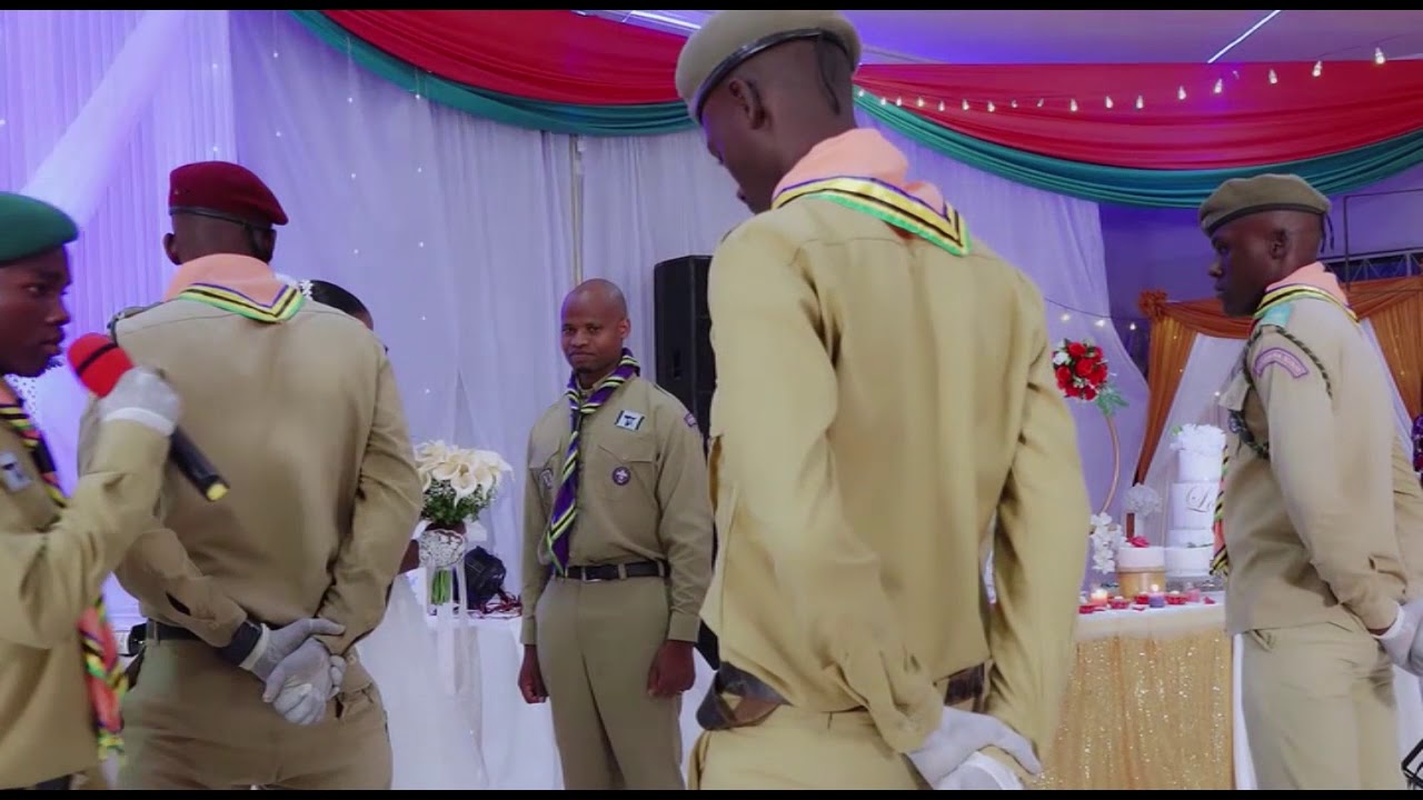 FIRST SCOUT WEDDING CEREMONY IN THE WORLD  HELD IN TANZANIA BY Scout leader Michael Jackson Showe.
