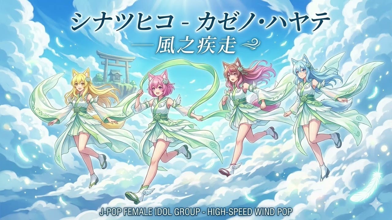 SHINATSUHIKO - カゼノ・ハヤテ (Kazeno Hayate) | Official Music Video |#jpop #music #idol