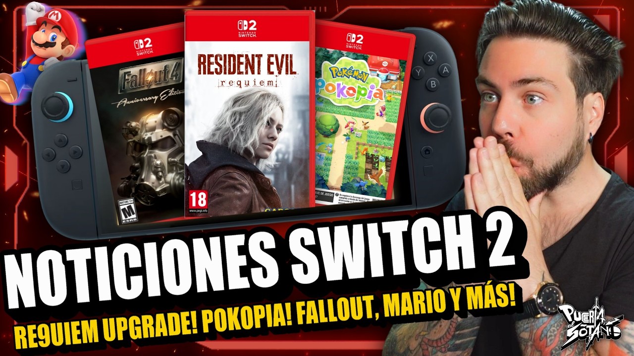 🔥NOTICIONES Nintendo Switch 2! Resident Evil UPGRADE! Pokémon Pokopia PINTA GENIAL! Fallout 4 y MÁS!