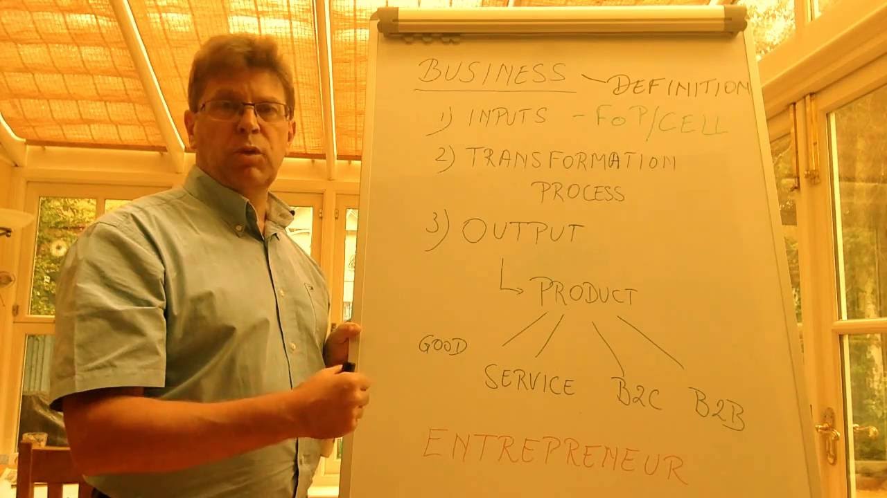 What is Business and the role of the entrepreneur