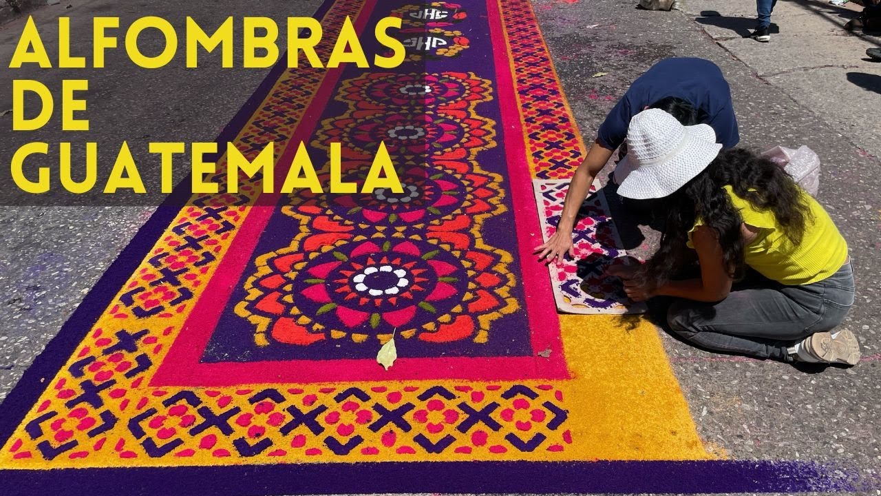 Alfombras de Semana Santa en Antigua, Guatemala