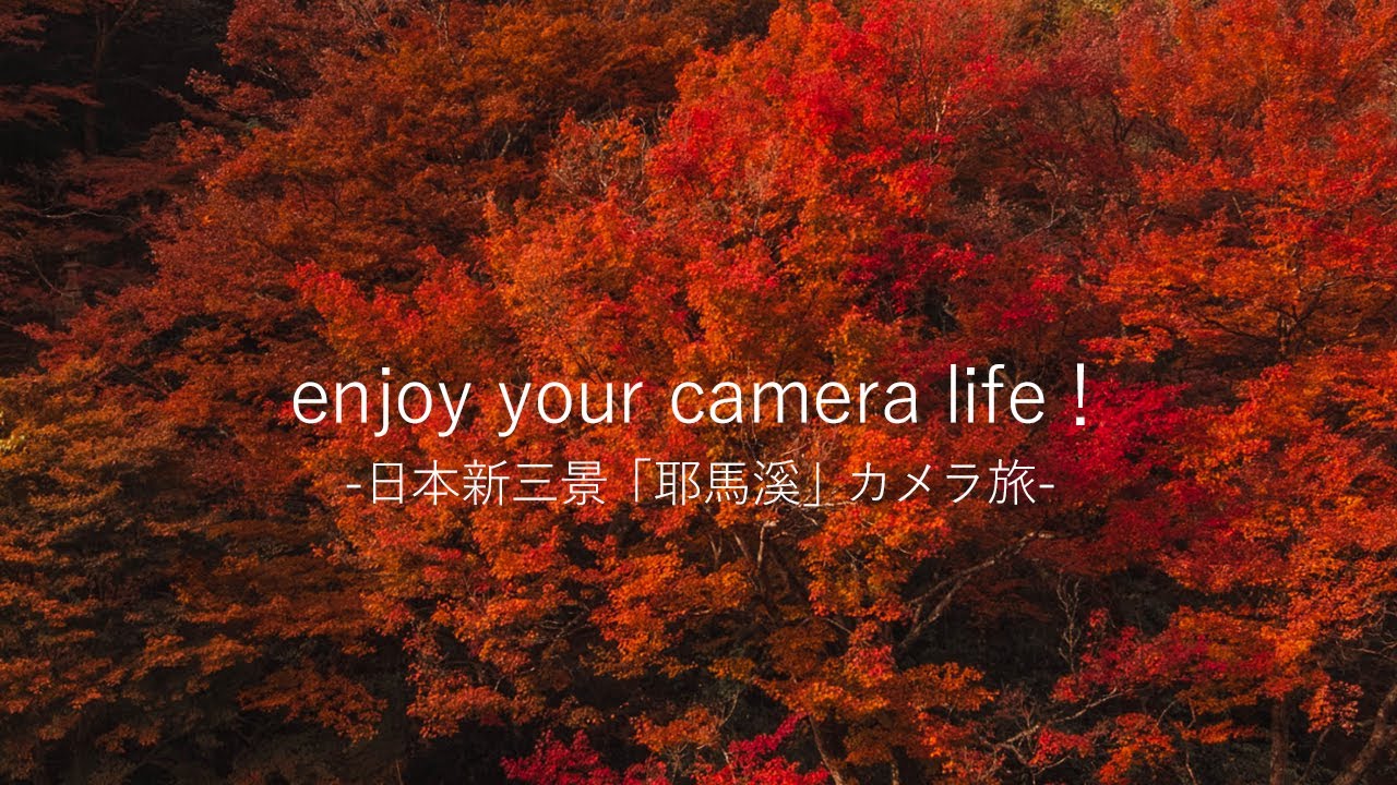 【赤の情景に焦がれて】-耶馬溪Vlog-