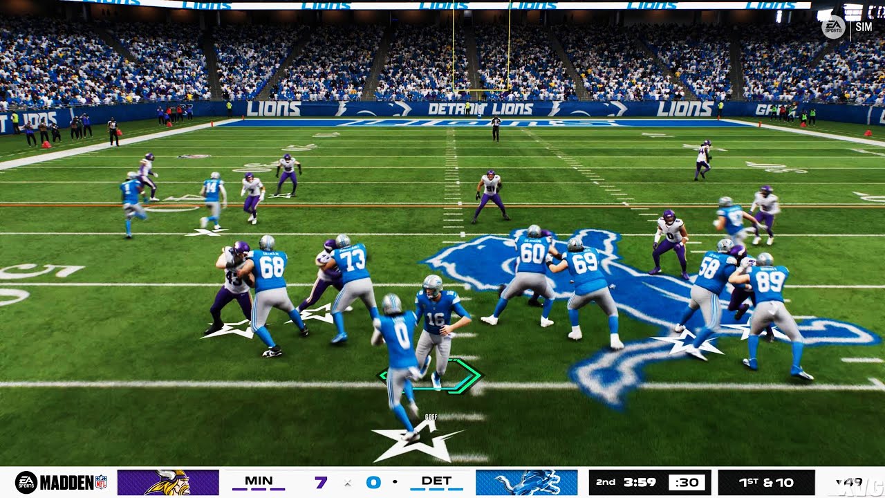 Madden NFL 26 - Minnesota Vikings vs Detroit Lions - Gameplay (PS5 UHD) [4K60FPS]