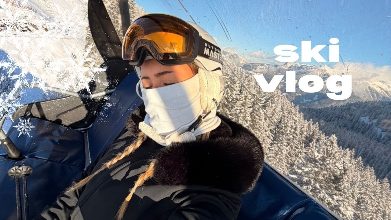 ПОЕХАЛИ СО МНОЙ НА ЛЫЖИ🎿❄️🤍✨ - катание на лыжах в Австрии, татуировки, день в Инсбруке